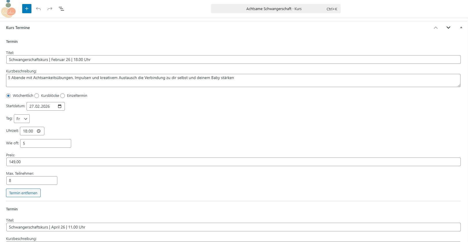 losleben-familie.de Screenshot
