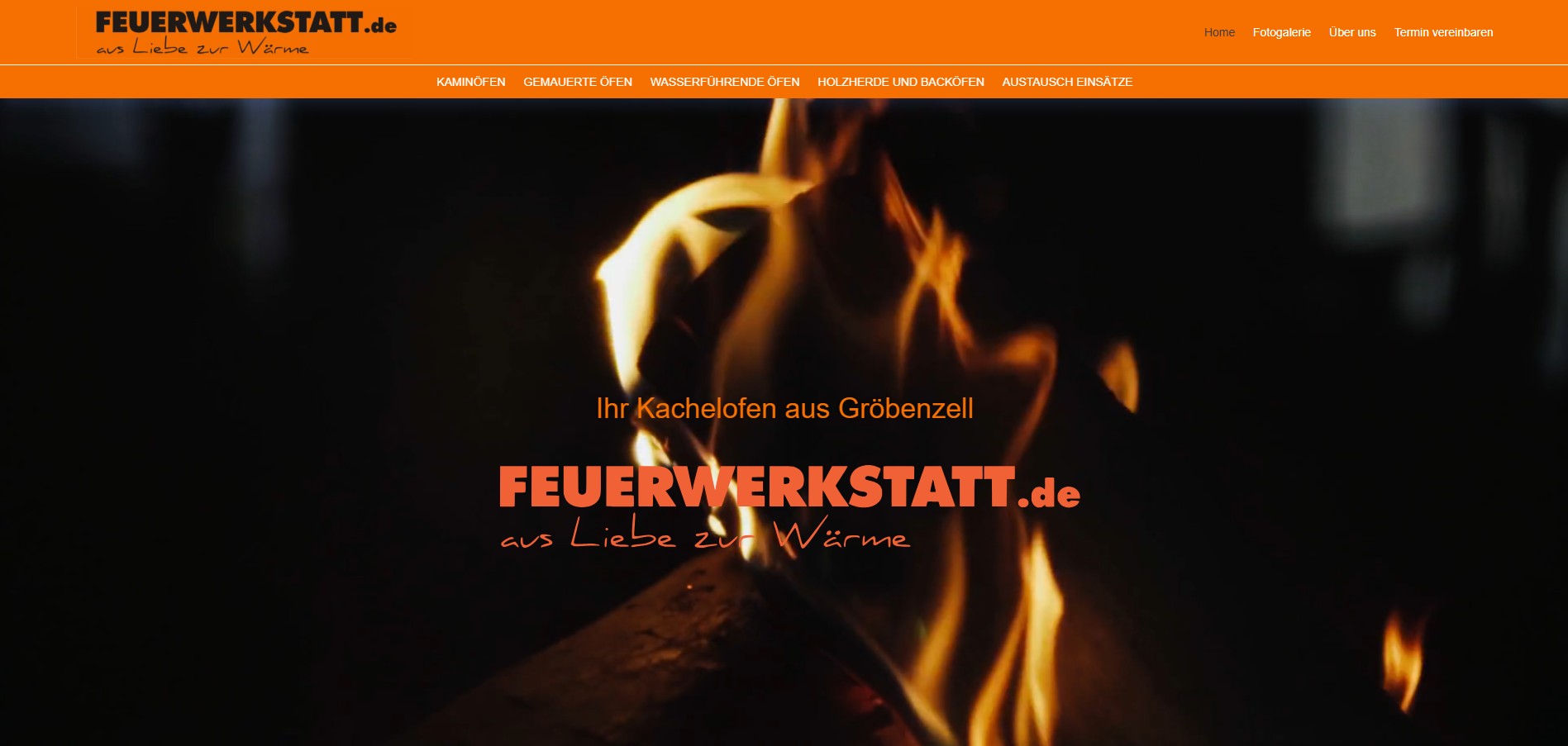 Feuerwerkstatt Website